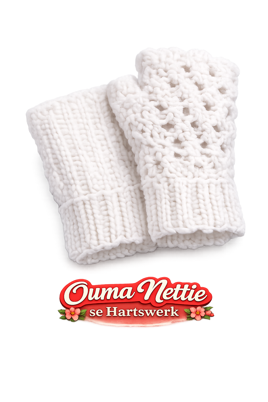 Gehekelde handskoene